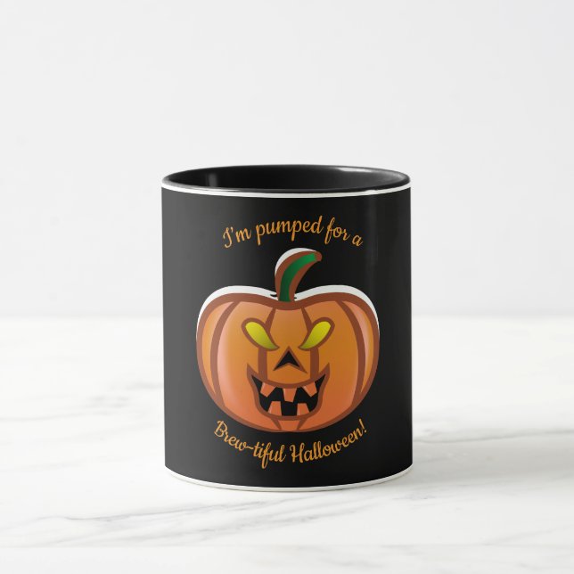 Brew-tiful Halloween Mug (Center)