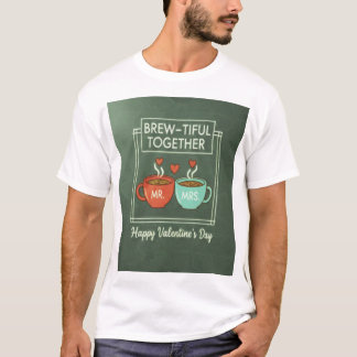 "Brew-tiful Together" VDay T-Shirt