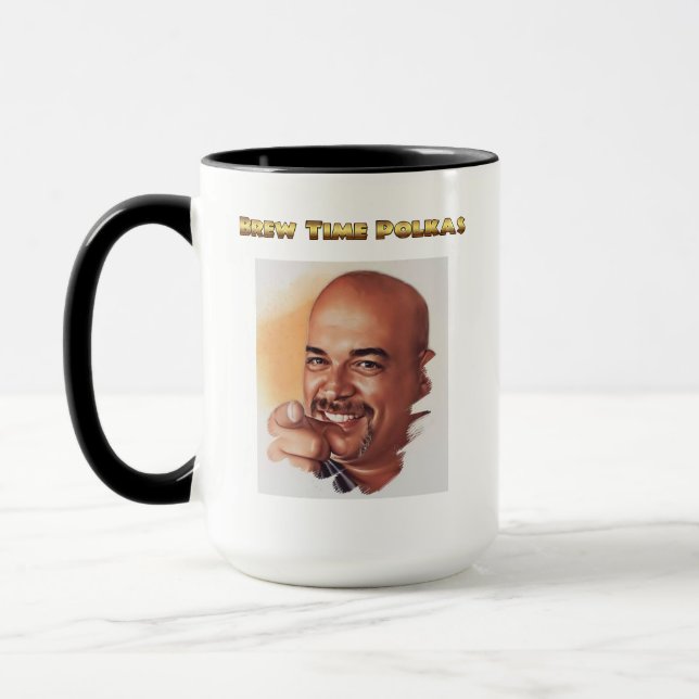 Brew Time Polkas Classic Mug, 11 oz Mug (Left)