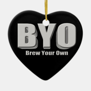 Brew Your Own Beer Ceramic Tree Decoration