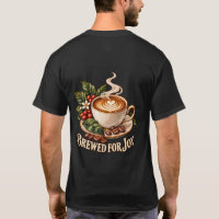 Brewed for Joy Botanical Coffee Back Print