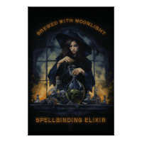 Brewed With Moonlight Spellbinding Elixir Witch