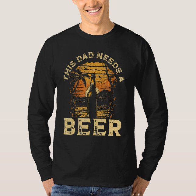 Brewer Beer  Beer Drinker Alcohol Dad Fathers Day  T-Shirt (Front)