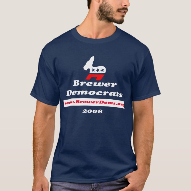Brewer Democrats Logo Shirt (Front)