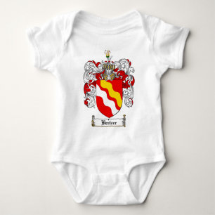 BREWER FAMILY CREST - BREWER COAT OF ARMS BABY BODYSUIT