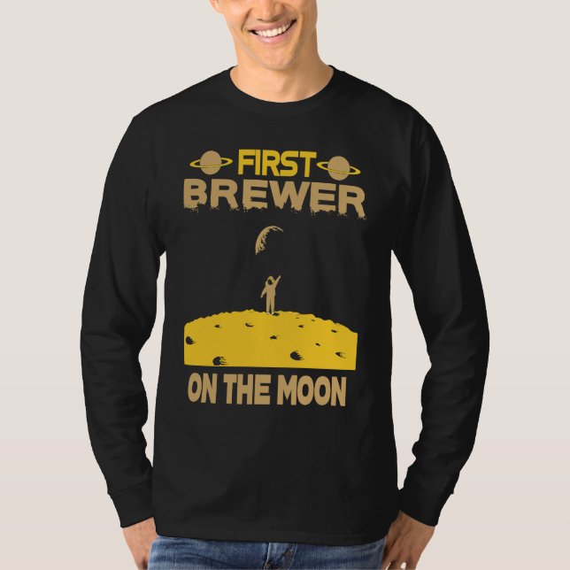 Brewer On The Moon T-Shirt (Front)