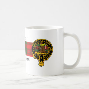 Brewer Scottish crest and Tartan mug