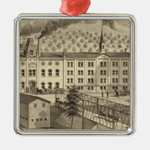 Brewery and malt house of A Reymann Metal Tree Decoration