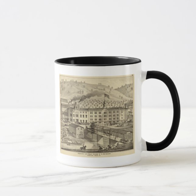 Brewery and malt house of A Reymann Mug (Right)