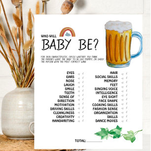 Brewery Baby - Colour - Who Will Baby Be? Game