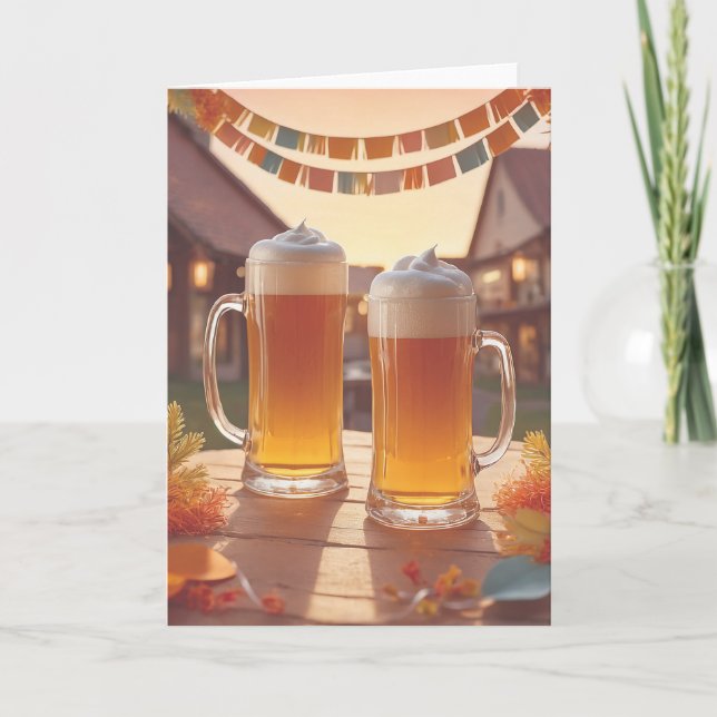 Brewery Birthday Wishes Card (Front)