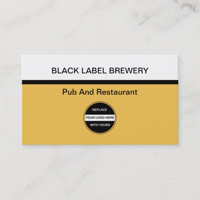 Brewery Business Cards (Front)