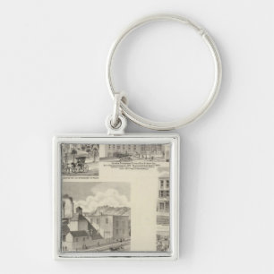 Brewery of Paul Reising, New Albany Key Ring