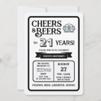 Brewery Pub Birthday Cheers and Beers to 21 Years