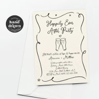 Brewery Wedding Reception Only Invitation