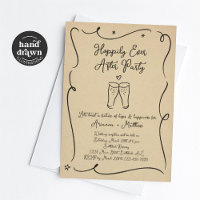 Brewery Wedding Reception Only Invitation