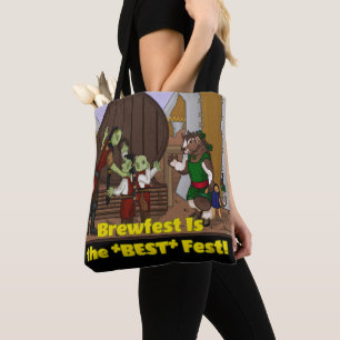 Brewfest Is The Best Fest (Shoulder): Tote Bag