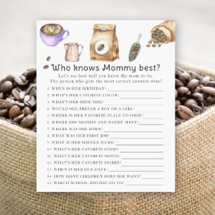 Brewing baby shower - Who knows mummy best