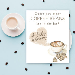 Brewing coffee - How many coffee beans Poster