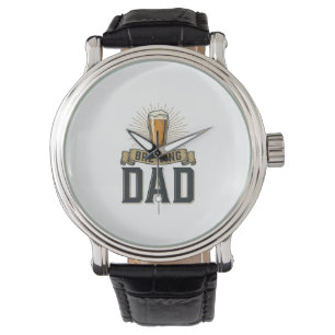 Brewing Dad Beer Vintage Engraving Shirt Design_1 Watch