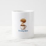 Brewing Ideas Coffee Mug – Creative Coffee Lover G<br><div class="desc">Perfect mug for thinkers,  creators,  students,  and coffee lovers.
The rising coffee steam transforms into a brain,  symbolizing how coffee fuels creativity and great ideas.</div>