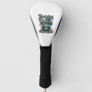 Brewing Trouble Cauldron Dragon Alchemy Crystals H Golf Head Cover