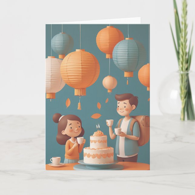 Brewing Up Birthday Wishes Card (Front)