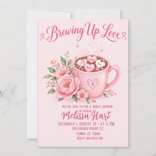 Brewing Up Love Bridal Shower Invitation