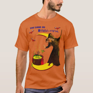 Brewing Up Witchcraft Orange Unisex T-Shirt