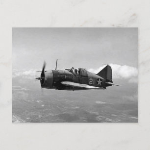 Brewster F2A Buffalo Postcard