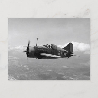 Brewster F2A Buffalo Postcard