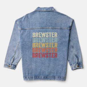 Brewster Massachusetts Brewster MA Retro Vintage T Denim Jacket