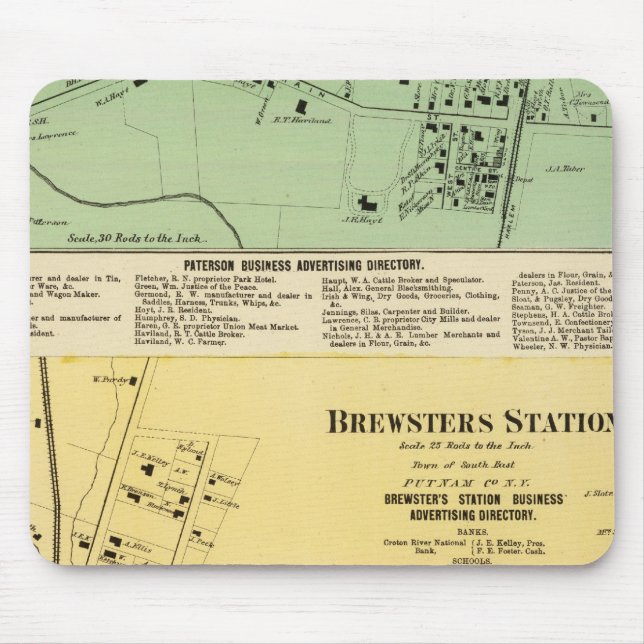 Brewsters Sta, Patterson Mouse Pad (Front)