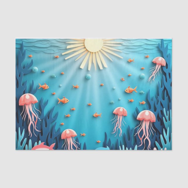 Brewtiful Moments: Coffee-Inspired Tissue Paper: Paper (Front)