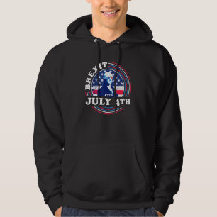 Brexit 1776 George Washington 4th Of July Usa Inde Hoodie