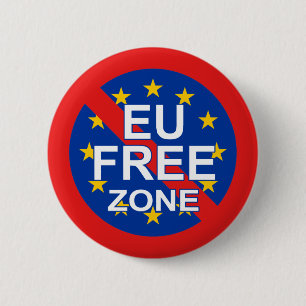 BREXIT 6 CM ROUND BADGE