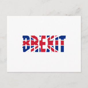 Brexit- Brexit Vote Europe British Politics Clothi Holiday Postcard
