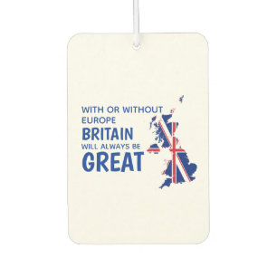 BREXIT GREAT BRITAIN EUROPE CAR AIR FRESHENER