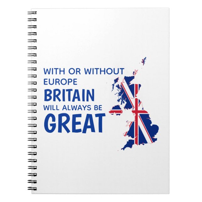 BREXIT GREAT BRITAIN EUROPE NOTEBOOK (Front)