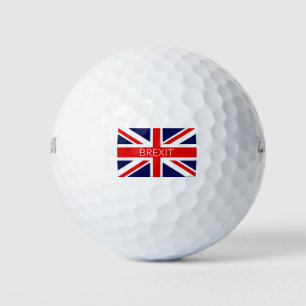 BREXIT UNION JACK - HIGH QUALITY IMAGE GOLF BALLS