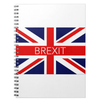 BREXIT UNION JACK - HIGH QUALITY IMAGE NOTEBOOK