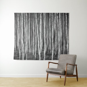 Brezový grove birch trees, russia tapestry