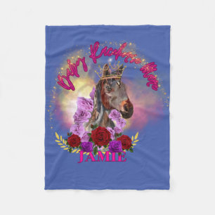 BRHM GLAMEROUS GLITTER FLEECE BLANKET