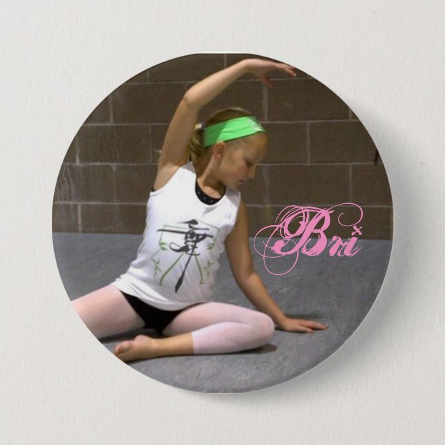 Bri Pink 7.5 Cm Round Badge (Front)