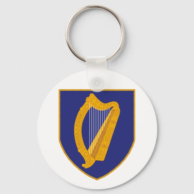 Brian Boru Harp - Symbol of Ireland Key Ring (Front)