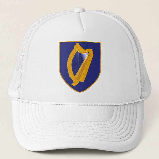 Brian Boru Harp - Symbol of Ireland Trucker Hat (Front)