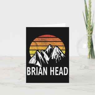 Brian Head Iron County Utah Usa Ski Resort Snowboa Card