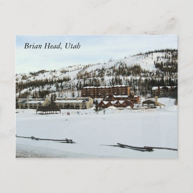 Brian Head, Utah Postcard (Front)