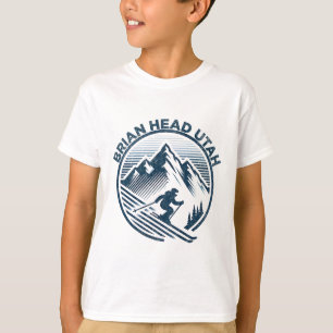 Brian Head Utah Ski Resort Winter Skiing T-Shirt