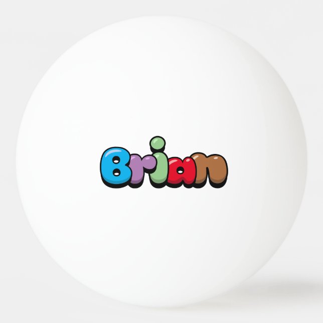 Brian Ping Pong Ball (Front)